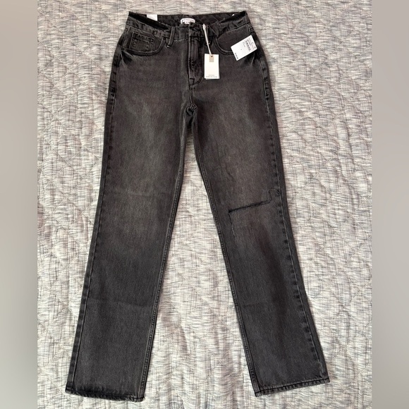 Good American High Rise Straight Leg Jeans Sz 6 NWT | Good American Jeans NEW - - Picture 8 of 11